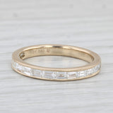 New Beverley K 0.65ctw Diamond Wedding Band 14k Gold Size 6.75 Stackable Ring