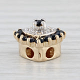 Richard Klein Heart Slide Bracelet Charm 14k Gold 0.64ctw Sapphire Diamond