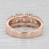 0.17ct Round Solitaire Diamond Ring 14k Rose Gold Size 11.5 Men's