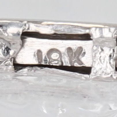 0.47ctw Diamond Cluster Drop Earrings 18k White Gold Lever Backs