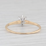 Jabel 0.37ct Round Diamond Solitaire Engagement Ring 14k Gold Size 7.25