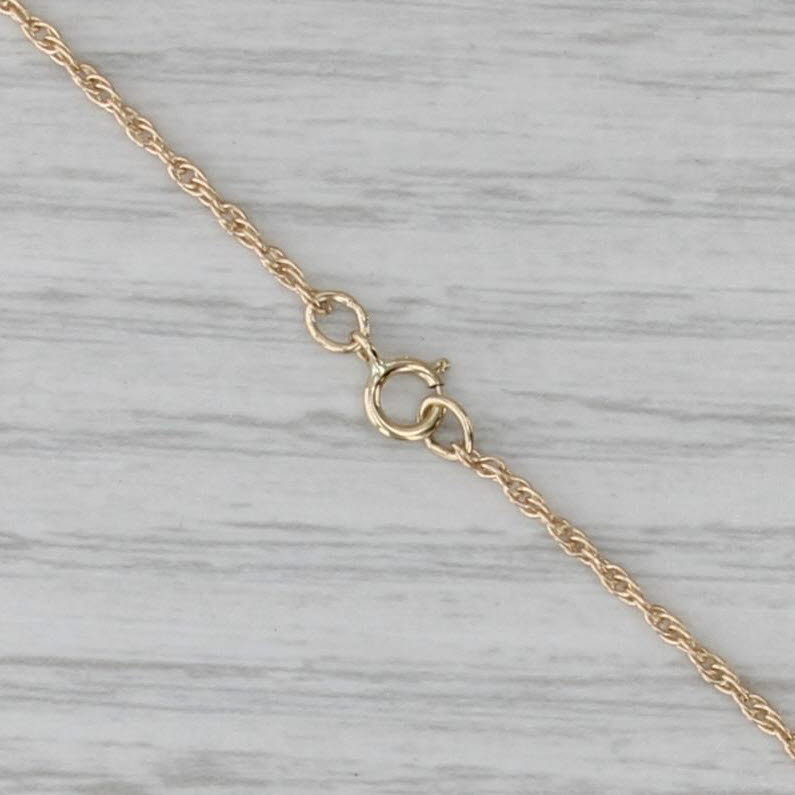 2.15ct Oval Amethyst Solitaire Pendant Necklace 14k Yellow Gold 20" Rope Chain