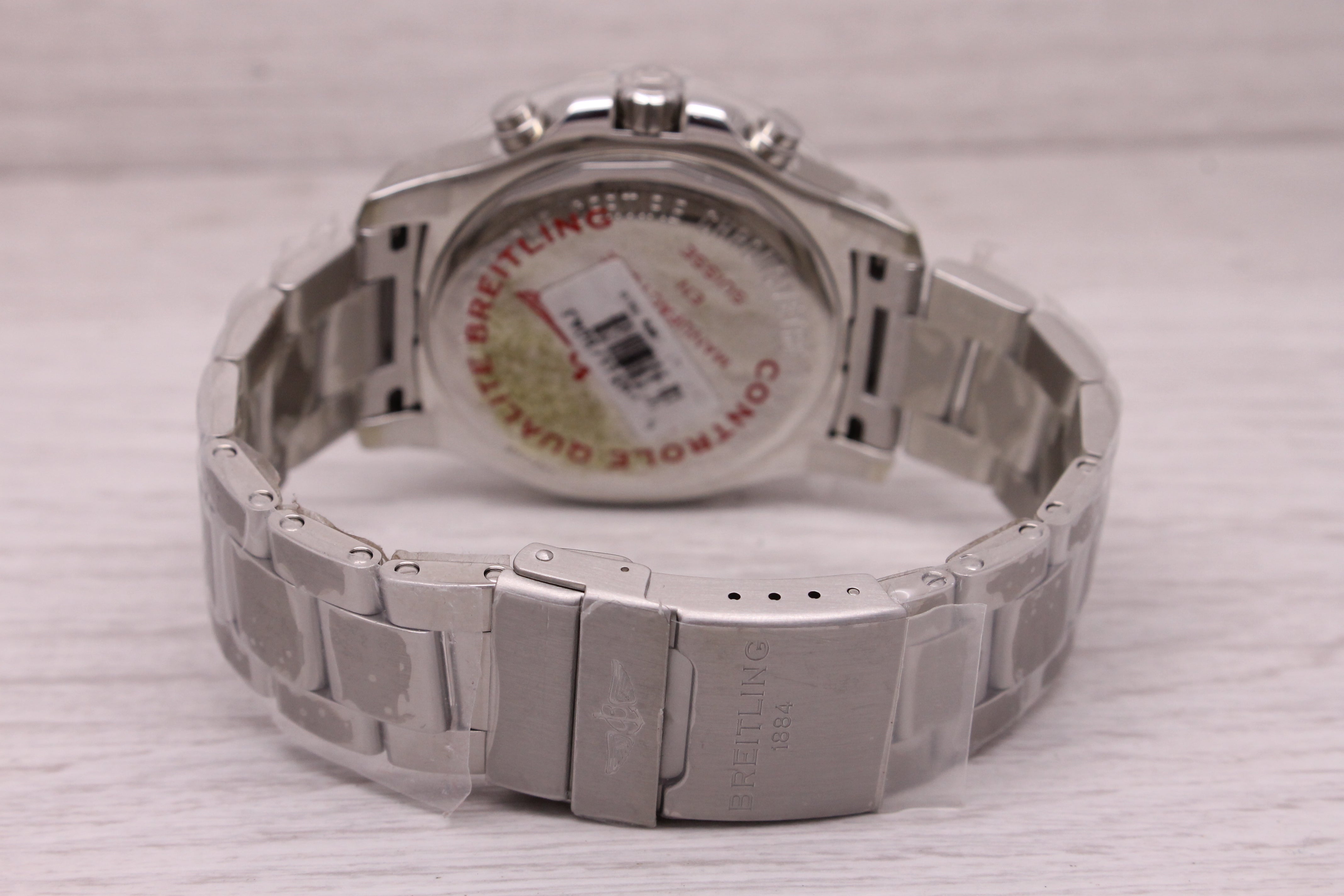 Breitling Colt A73388 Mens 43mm Steel Quartz Chronograph Watch w Box UNWORN NOS