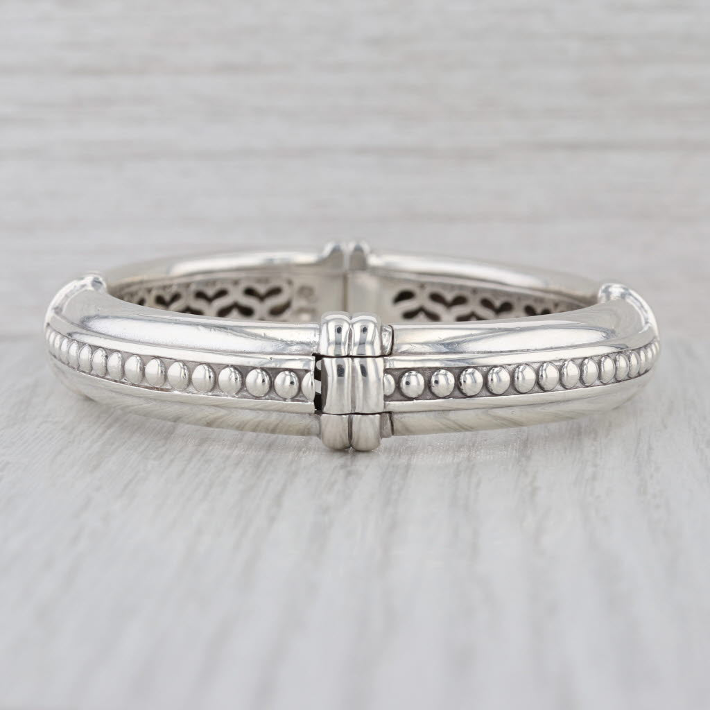 Slane & Slane Bangle Bracelet Sterling Silver 14k Gold Hinged Stackable