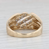 Light Gray 0.20ctw Men's Diamond Ring 10k Yellow White Gold Size 10.75