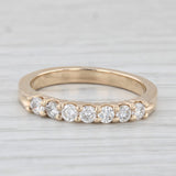 0.40ctw Diamond Wedding Band 14k Yellow Gold Size 7 Stackable Ring