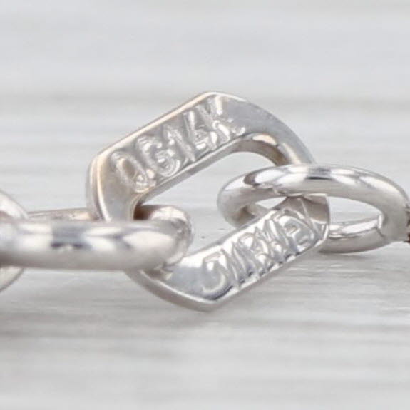 0.47ctw Diamond Eternity Circle Pendant Necklace 14k Gold 16.25" Cable Chain