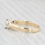 Cubic Zirconia Marquise Solitaire Ring 14k Yellow Gold Size 6.5 Engagement