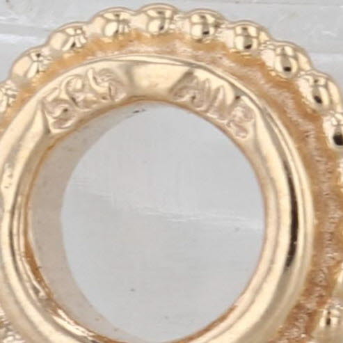 Authentic Pandora Sun Spacer Charm 14k Gold Retired Bead 750224