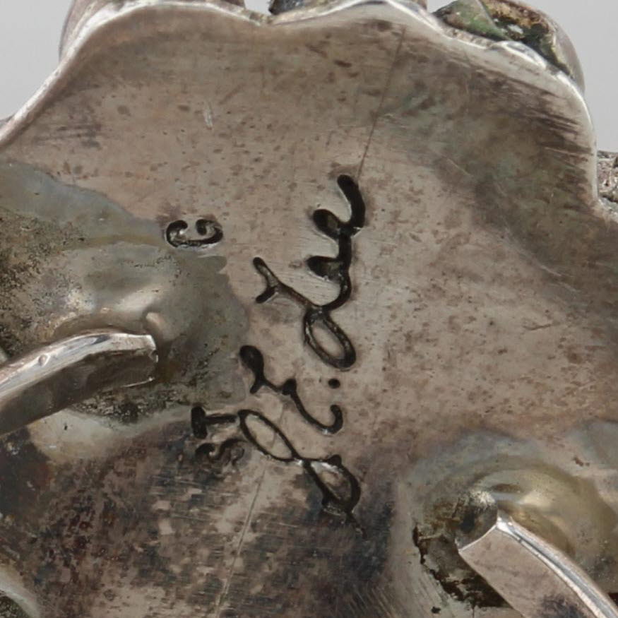 Baroque Fire Agate Ring Sterling Silver Vintage SE Lee Navajo Native American