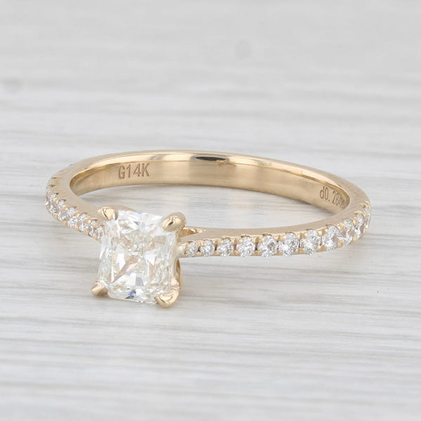 New Custom 1ctw VS2 Diamond Engagement Ring 14k Yellow old Size 6.75 IGI
