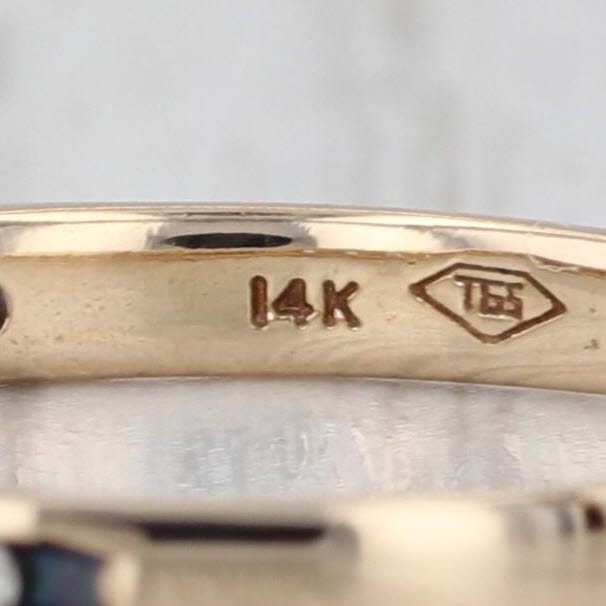 0.25ctw Channel Set Diamond Wedding Band 14k Yellow Gold Stackable Ring