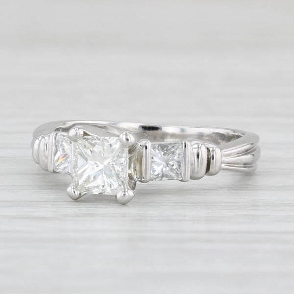 Scott Kay 1.13ctw Princess Diamond Engagement Ring Platinum Size 5.75