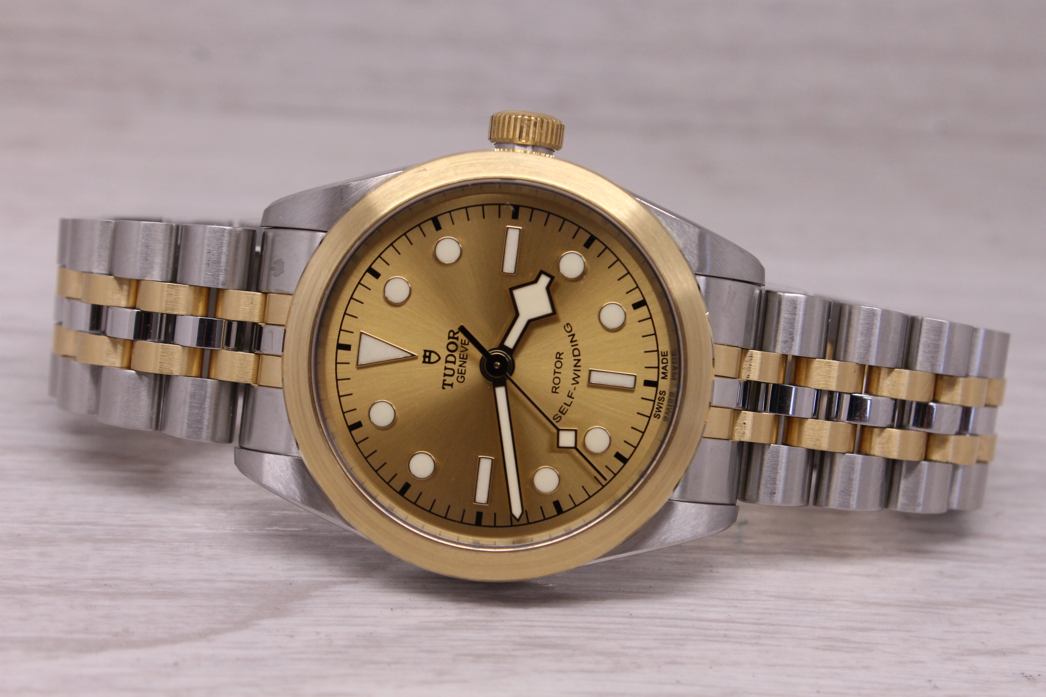 Tudor Black Bay One 36 S&G Two Tone Automatic Watch Box Card Tag