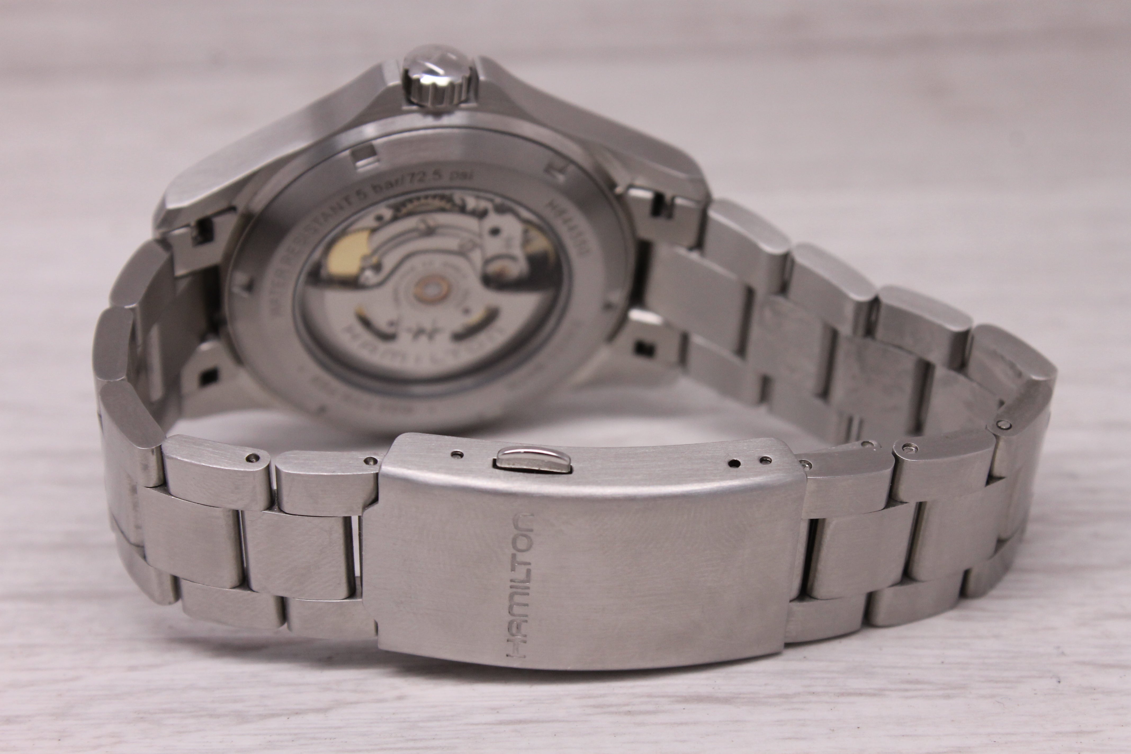 Hamilton Khaki Field King Mens Watch 40mm Steel Swiss Day Date Auto H644550 Box