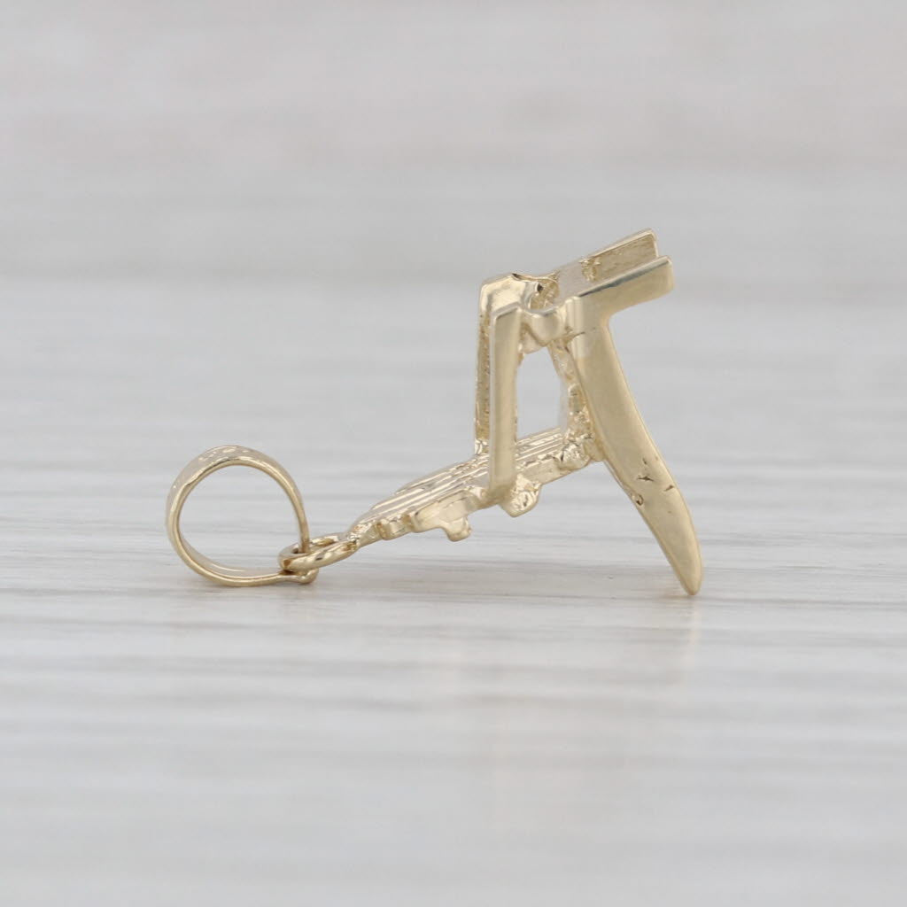 Adirondack Chair Pendant 10k Yellow Gold Porch Beach Chair Charm
