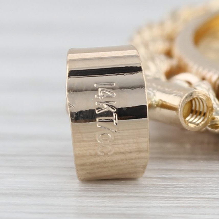 1912 American Gold Eagle Coin Pendant 14k 900 Gold 10 Dollars Indian Head