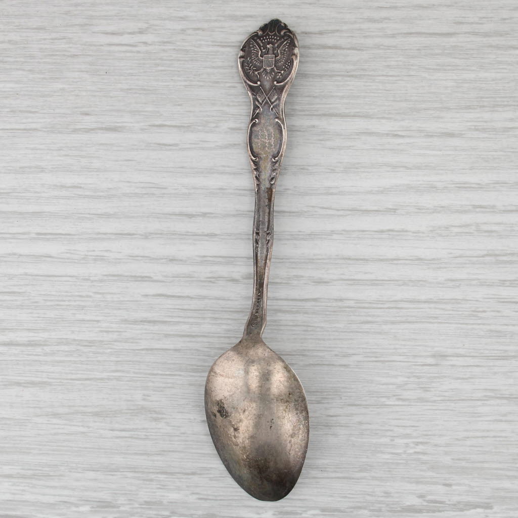 Virginia Souvenir Spoon Sterling Silver Hotel Chamberlin Old Point Comfort