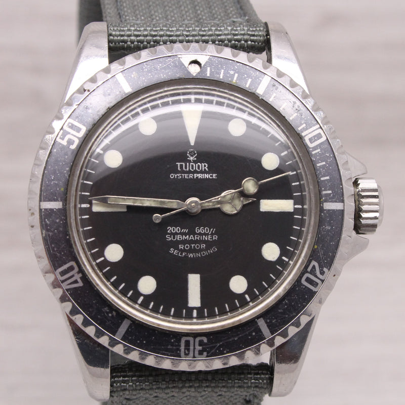 Vintage 1963 Tudor Submariner 7928 PCG Mens 40mm Steel Automatic Divers Watch