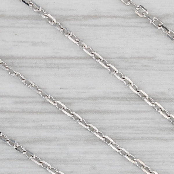 Gray New 2.04ctw Tanzanite Diamond Halo Pendant Necklace 14k Gold 16.75" Cable Chain