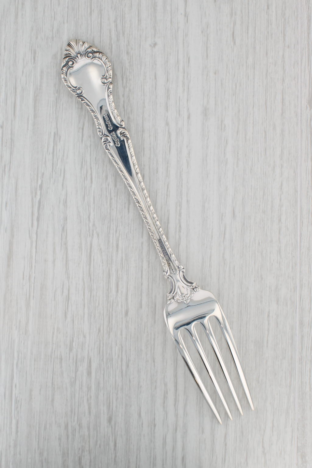 Gray Gorham English Gadron 7 5/8" Fork 1939 Sterling Silver Dining Utensil Silverware