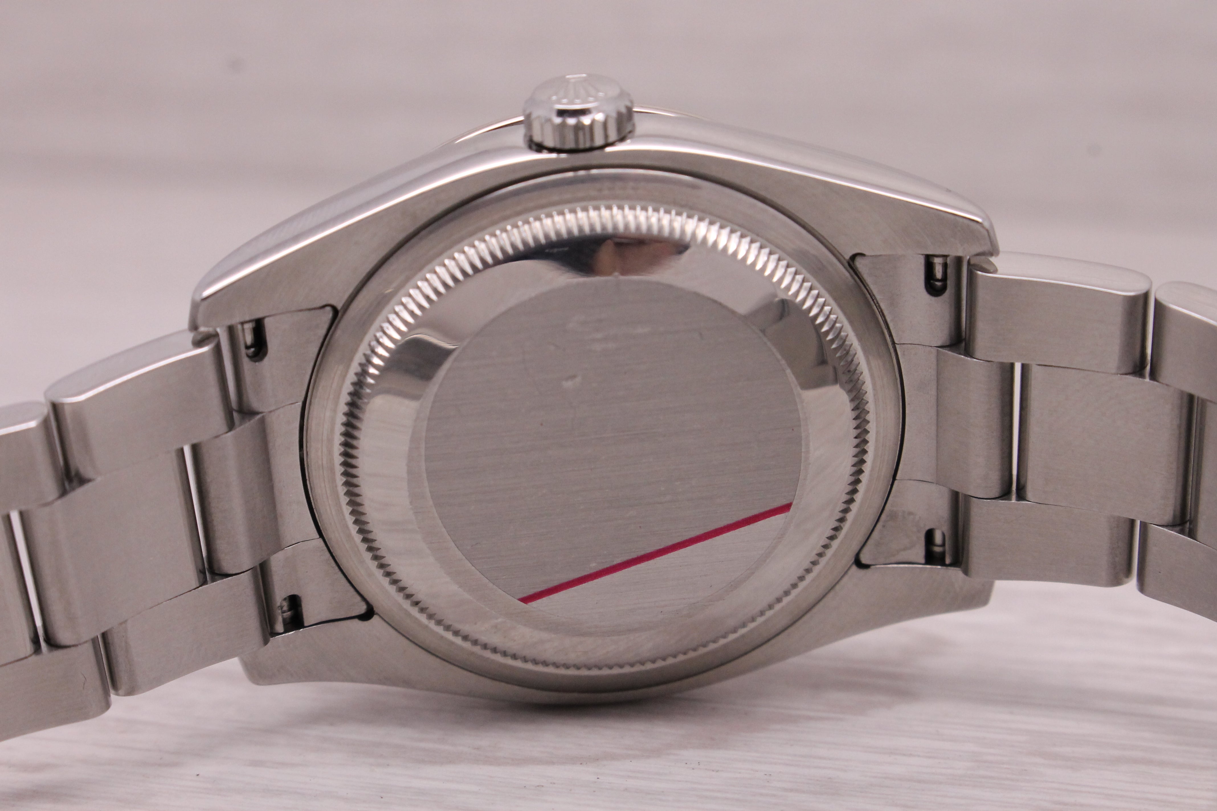 Rolex Datejust Turn O Graph 116264 Mens 36mm Steel & 18k Watch Black Box Papers