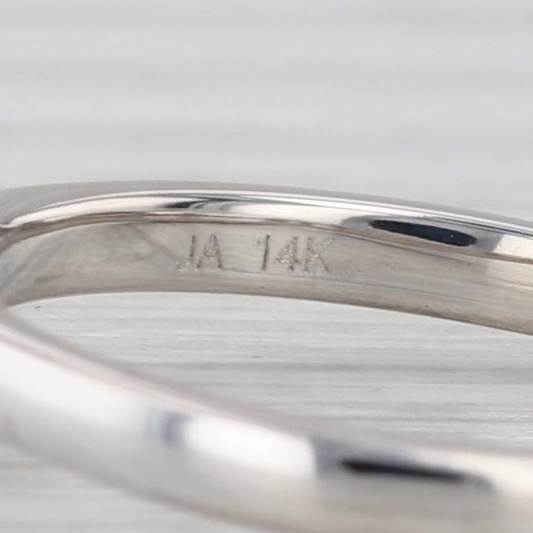GIA 1.29ct Oval Diamond Solitaire Engagement Ring 14k White Gold Size 7