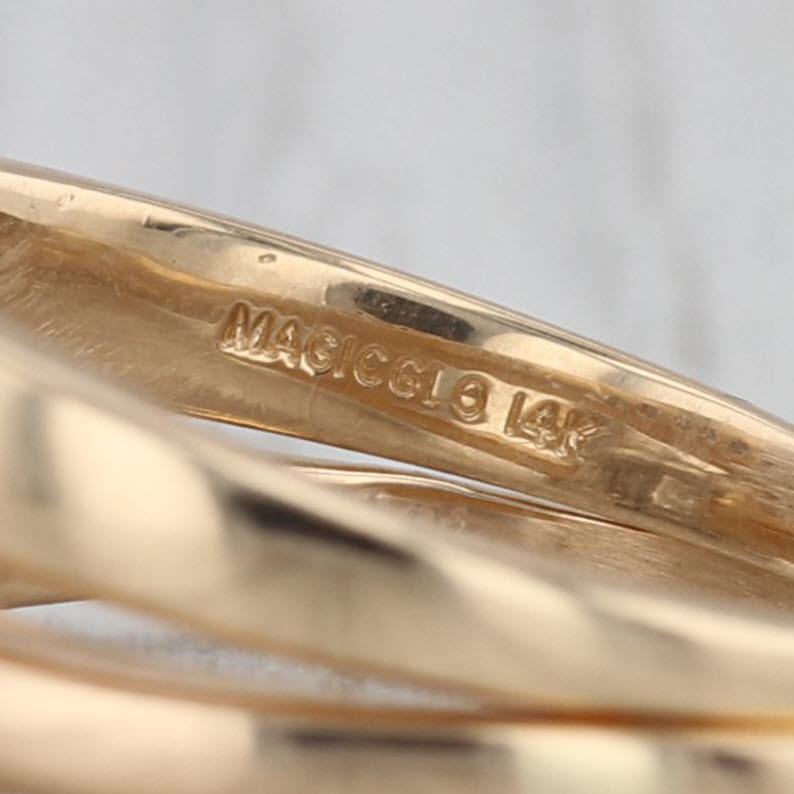 1.86ctw Diamond 3-Stone Engagement Ring Wedding Band Bridal Set 14k Yellow Gold