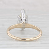 1.01ct Marquise Diamond Solitaire Engagement Ring 14k Gold Size 6.5 IGI