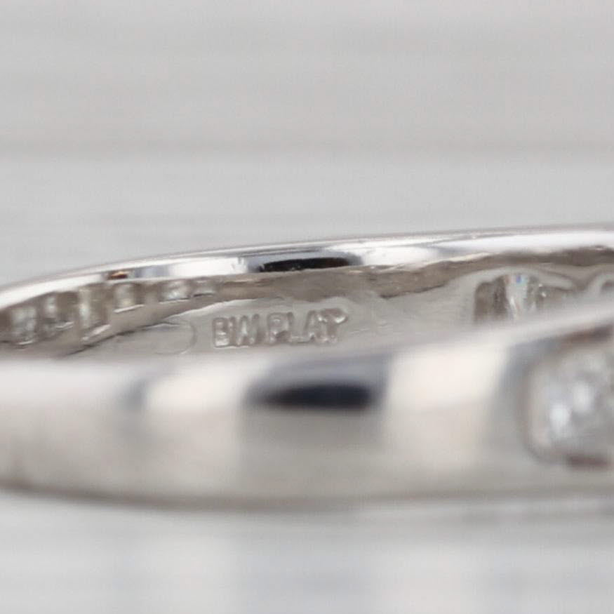 2ctw Diamond Engagement Ring Platinum Cathedral Band Size 6.75 GIA