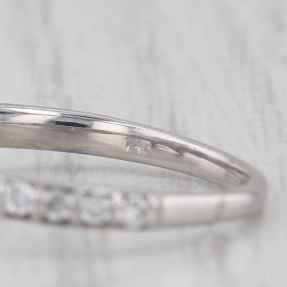GIA 3.01ctw Princess Diamond 3-Stone Engagement Ring 14k White Gold Size 7.5