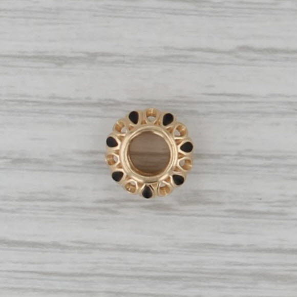 Authentic Pandora 750814EN16 Royal Victorian Charm 14k Gold Retired Bead