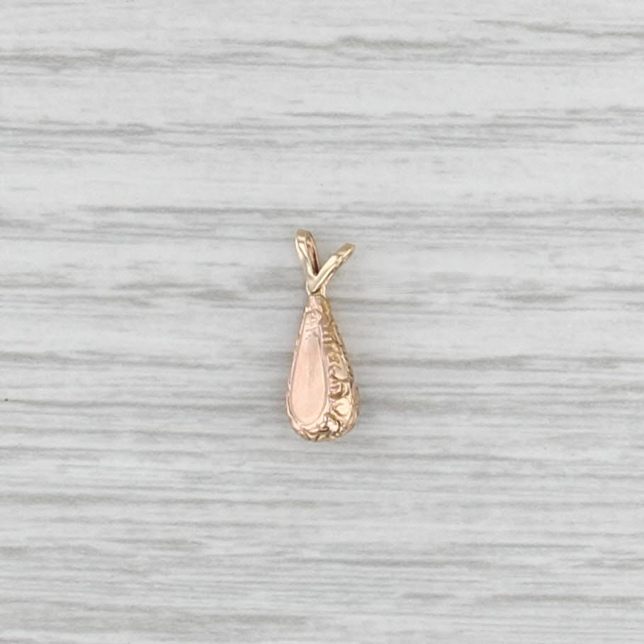 Antique Converted Stickpin Pendant 14k Rose Gold Garnet Doublet Small Charm