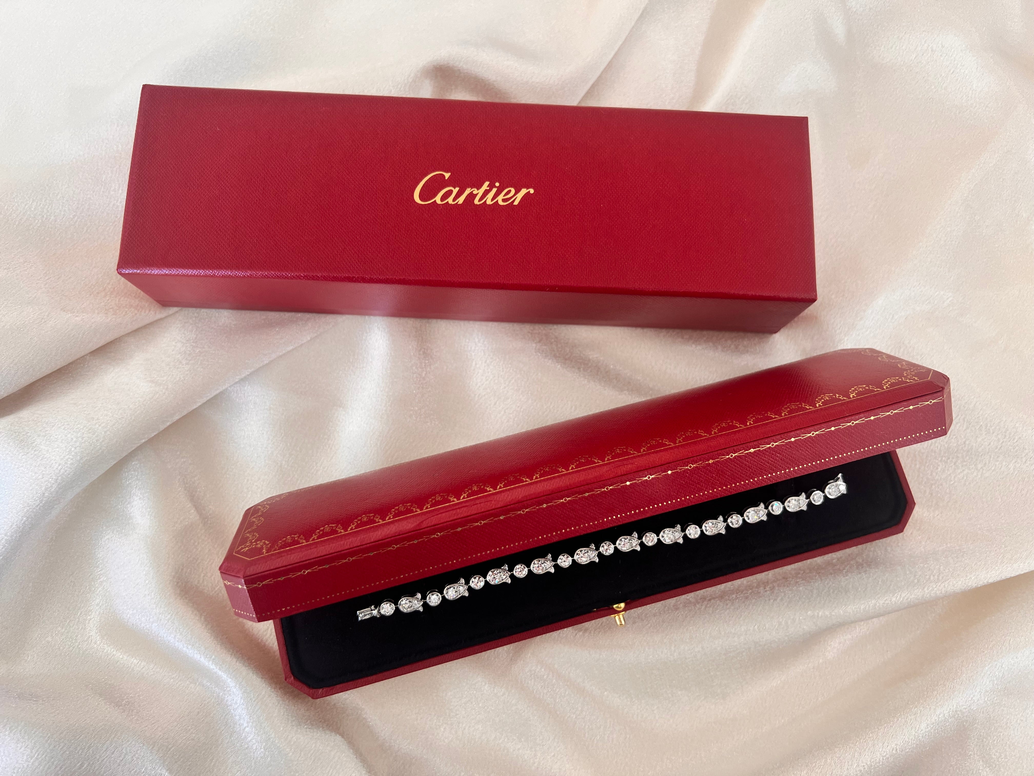 Cartier red pen/bracelet box outlet