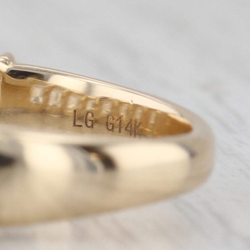 New 2.88ctw Lab Grown Diamond Wedding Band 14k Yellow Gold Stackable Ring Sz 6.5