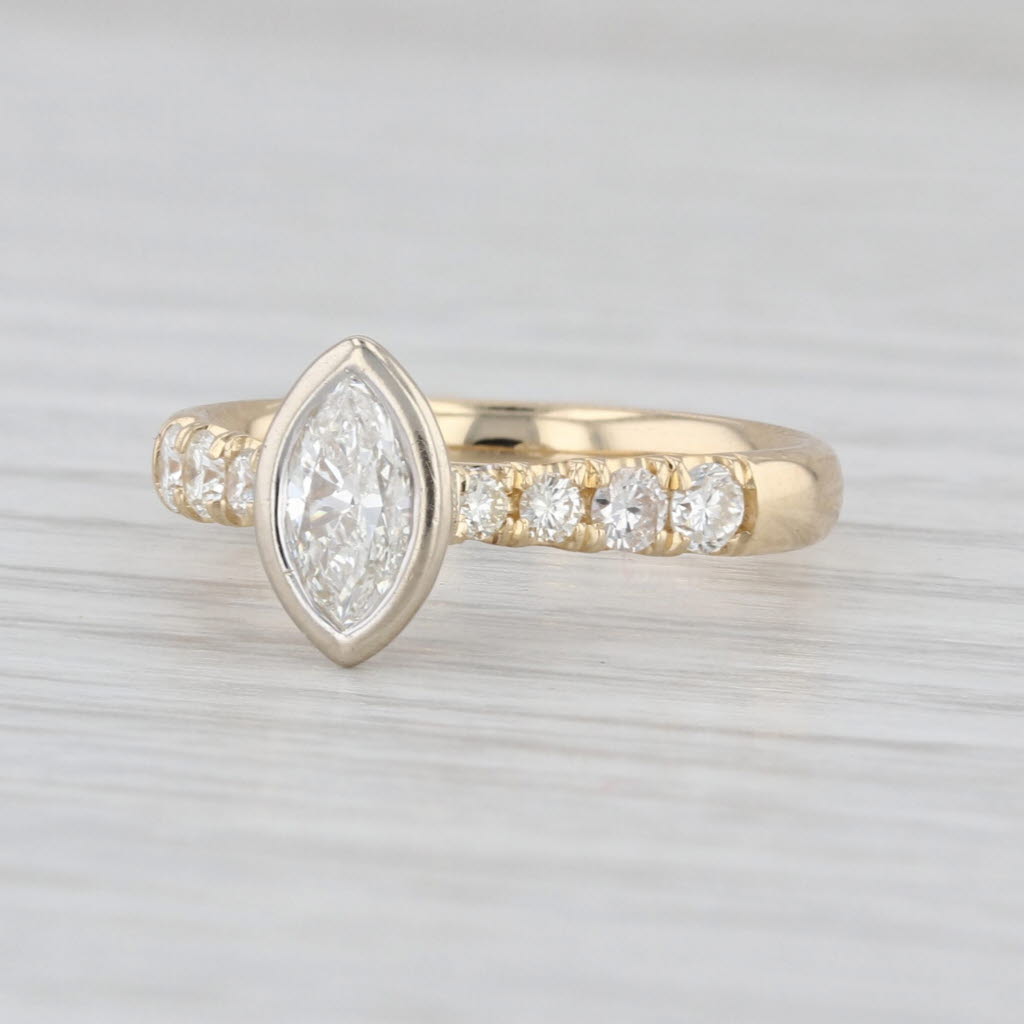 Bailey's Marquise Diamond Engagement Ring 14k Yellow Gold Size 4.75