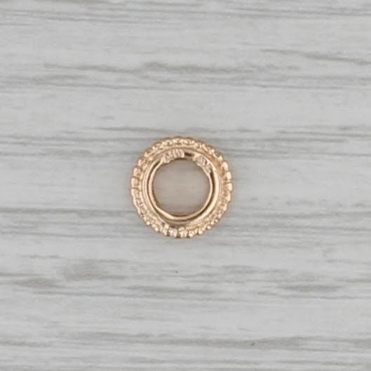 Authentic Pandora 750224 Sun Spacer Charm 14k Gold Retired Bead