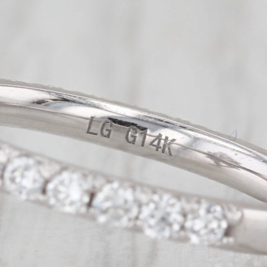 New IGI 3.55ctw Marquise Lab Grown Diamond Engagement Ring 14k Gold Size 6