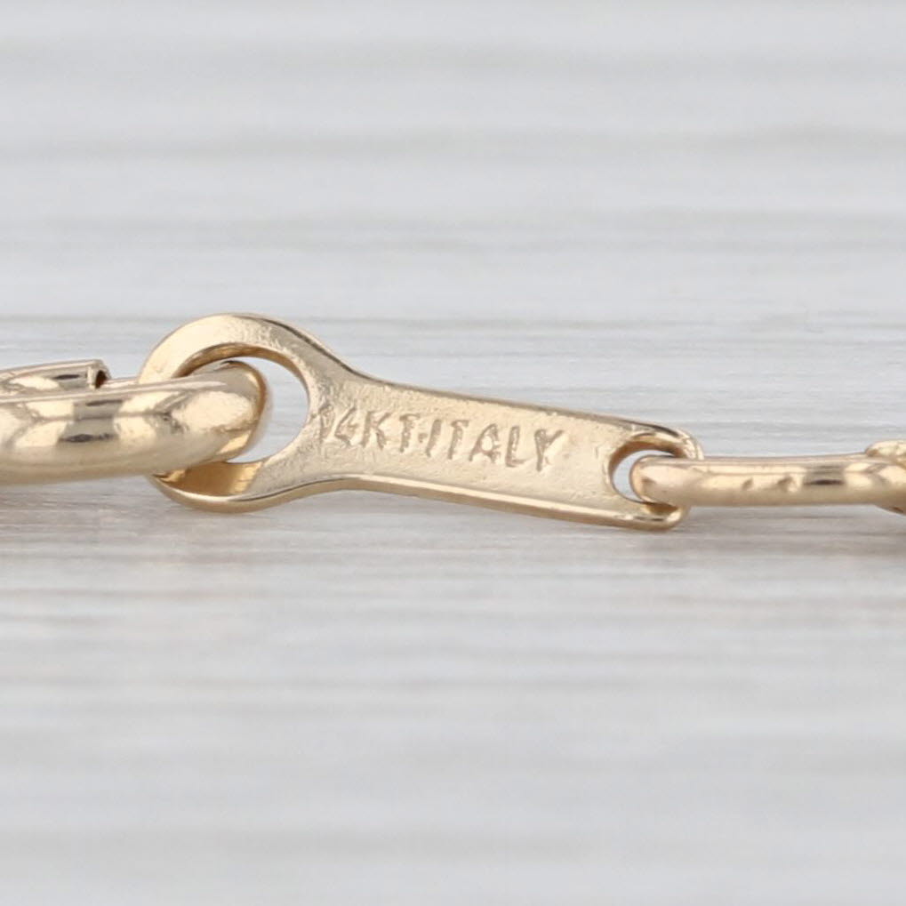 S Link Chain Necklace 14k Yellow Gold 15.75" 1.9mm
