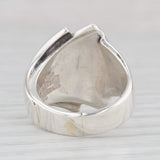 Beveled Statement Ring Sterling Silver Size 4.25 Denmark