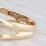 Light Gray 0.25ctw Diamond Ring 14k Yellow Gold Size 7 Wedding Band