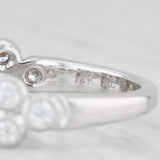 Light Gray New Beverley K 0.47ctw Diamond Ring 14k White Gold Wedding Stackable Band