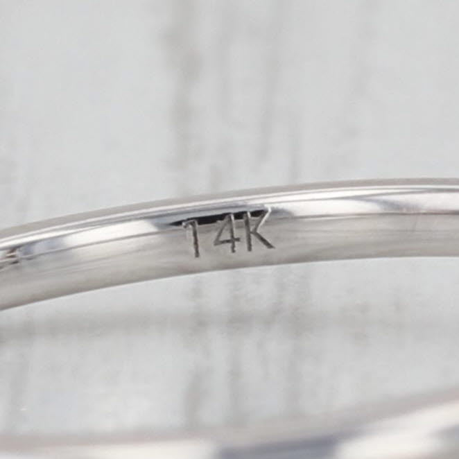 1.55ct IGI Lab Grown Round Diamond Solitaire Engagement Ring 14k White Gold Sz 9