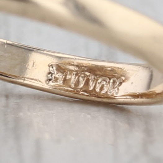 0.16ctw Diamond Cluster Ring 10k Yellow Gold Cocktail Size 6.5