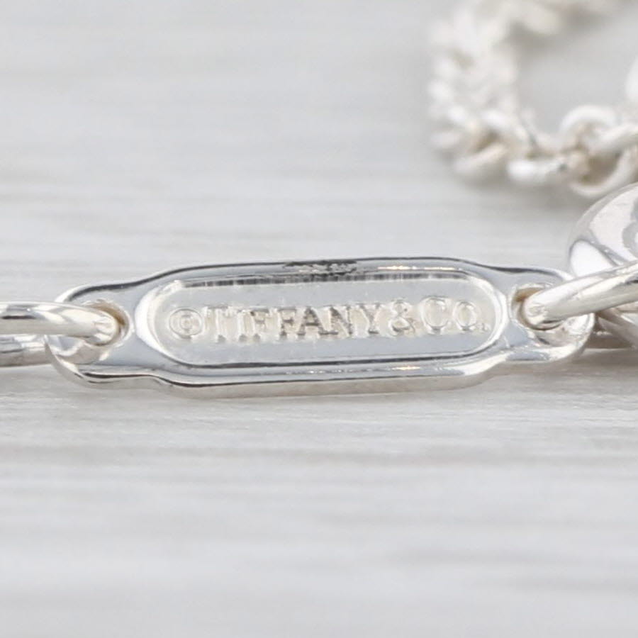 Tiffany & Co Infininity Knot 2-Chain Necklace w/ Box Pouch Bag Sterling Silver