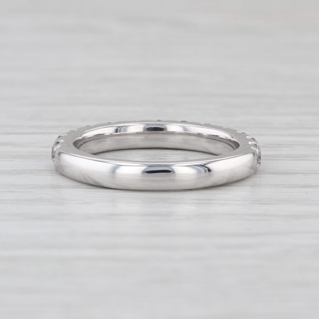 New 0.85ctw Diamond Wedding Band 14k Gold Anniversary Ring Size 6.5 Stackable
