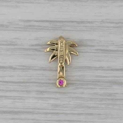 Roberto Coin Palm Tree Pendant 18k Yellow Gold Small Charm