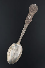Vintage Louisiana Souvenir Spoon Sterling Silver Monroe City Hall Watson