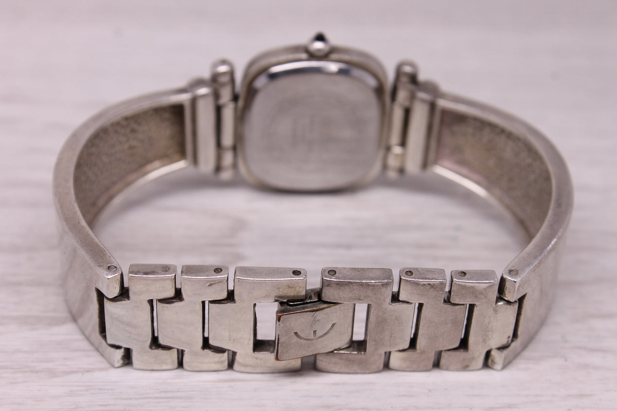 Ecclissi Sterling Silver25mm Ladies Quartz Watch 925 Case & Bracelet