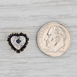 Richard Klein Heart Slide Bracelet Charm 14k Gold 0.64ctw Sapphire Diamond